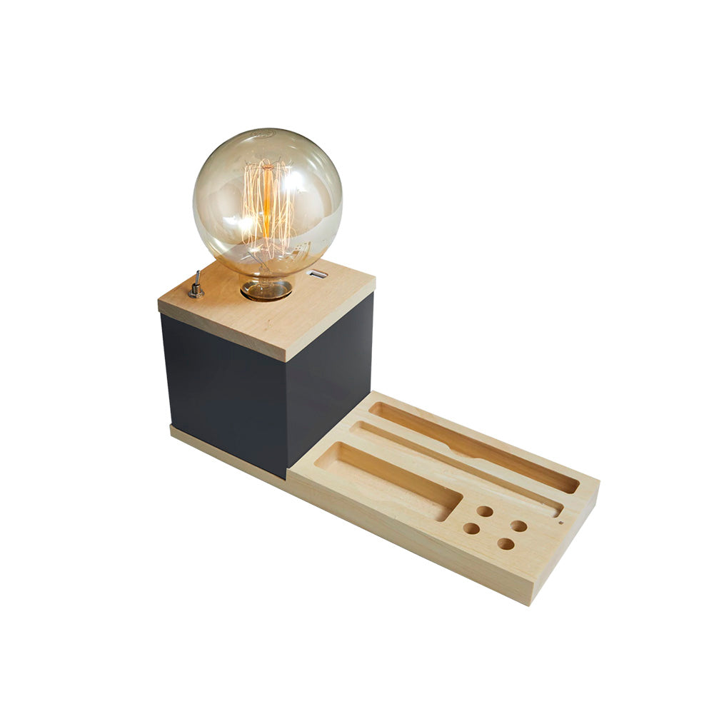 Lámpara de Mesa Foco USB con base